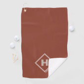 Golf Handtuch | Stylische geometrische Anfangsbuch (Insitu)