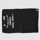 Golf Handtuch zum Reinigen Golfer Golf Modernes Mo (Horizontal)