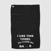 Golf Handtuch zum Reinigen Golfer Golf Modernes Mo (Vorderseite)