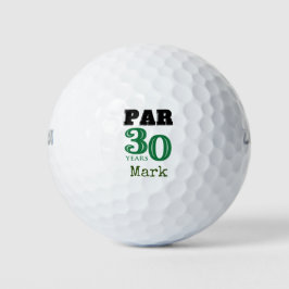 Golf Happy 30. Geburtstag für Golfer Par 30 Jahre Golfball