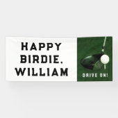 Golf Happy Birthday Banner (Horizontal)