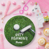 Golf Happy Rente Hallo Pension für Golfer Pappteller (Party)