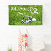 Golf-Happy-Rente mit Golfwagen Banner (Insitu)