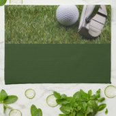 Golf Happy Retirement Golf Ball und Putter Golf Geschirrtuch (Gefaltet)