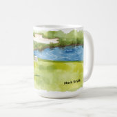 Golf Happy Retirement Golf zum Thema Golfer Kaffeetasse (VorderseiteRechts)