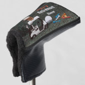 Golf Happy-Ruhestand mit Name Biergolfwagen Headcover (3/4 Vorderseite)