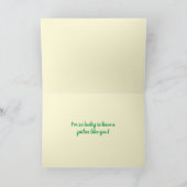 Golf Happy Vatertag Card Karte (Innenseite)