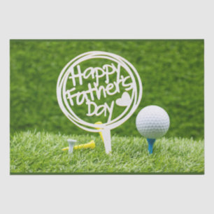 Golf Happy Vatertag für Golf Vater Seidenpapier
