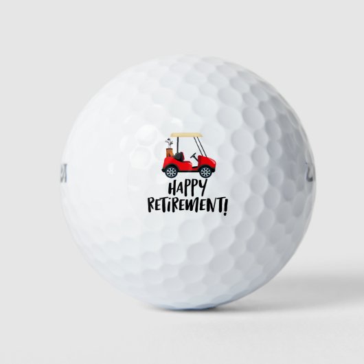Golf Happy Vermietung mit Golfwagen Golfball (Vorderseite)