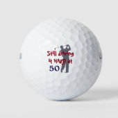 Golf hart fahren mit 50 golfball (Vorderseite)