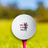 Golf hart fahren mit 50 golfball
