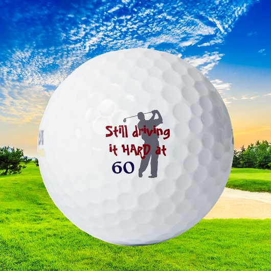 Golf hart fahren mit 60 golfball