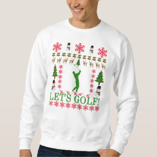 Golf-hässliche Weihnachtsstrickjacke. .png Sweatshirt