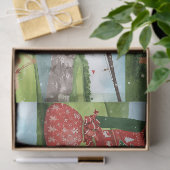 Golf-Hässlicher-Weihnachtspullover-Weihnachtsfeier Seidenpapier (Geschenk)