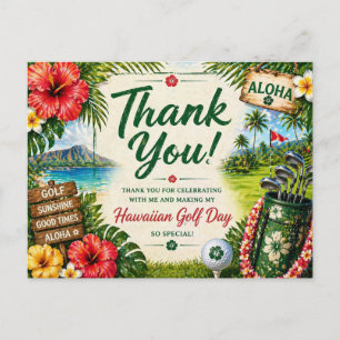 Golf Hawaii, gestaltet nach hawaiianischem Vorbild Postkarte