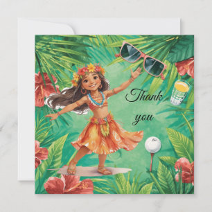 Golf Hawaii Thema Danke Karte
