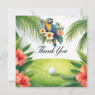 Golf Hawaii Thema Danke Karte
