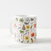 Golf Hawaii thematisch für hawaiianische Geschenke Kaffeetasse (Vorderseite Links)