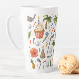 Golf Hawaii thematisch für hawaiianische Geschenke Milchtasse