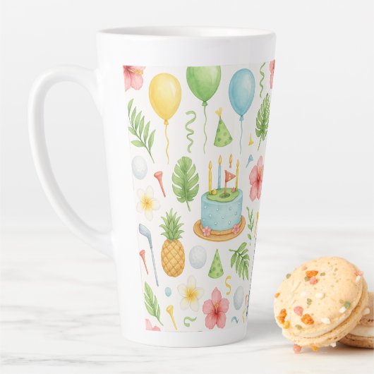 Golf Hawaii thematisch für hawaiianische Geschenke Milchtasse (Beispiel)