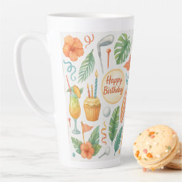 Golf Hawaii thematisch für hawaiianische Geschenke Milchtasse