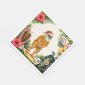 Golf Hawaii Weihnachtsfeier  Serviette (Ecke)