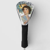 GOLF HEAD COVER - 1916 Adventure Magazine Cover Headcover (Vorderseite)