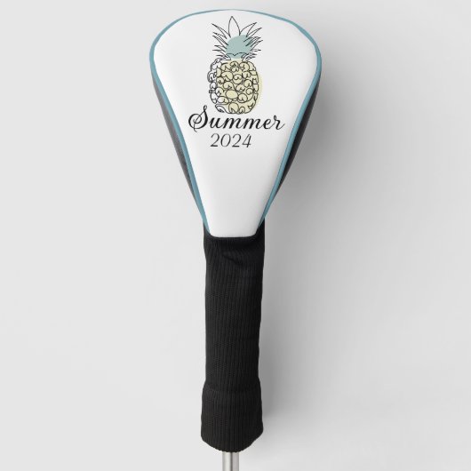 Golf Head Cover Ananas Golf Headcover (Vorderseite)
