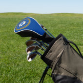 Golf Head Cover - Blau - Personalisiert Headcover (In SItu)