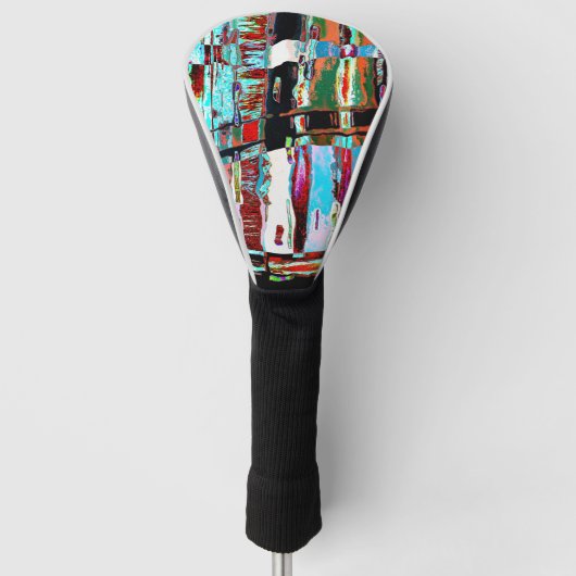 Golf Head Cover – Collapse Reflection Abstract Headcover (Vorderseite)