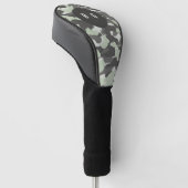 Golf Head Cover der grünen Camouflage mit individu Headcover (angewinkelt)