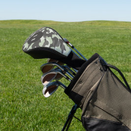 Golf Head Cover der grünen Camouflage mit individu Headcover