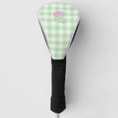 Golf Head Cover Green Gingham Headcover (Vorderseite)