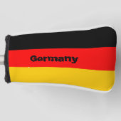 Golf Head Cover mit deutscher Flagge Golf Headcover (Vorderseite)