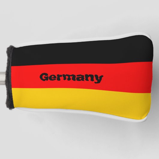 Golf Head Cover mit deutscher Flagge Headcover (Vorderseite)