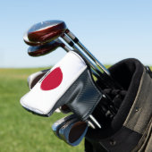 Golf Head Cover mit japanischer Flagge Golf Headcover (In Situ)