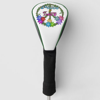 Golf Head Cover - Peace & Love Golf Headcover