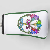 Golf Head Cover - Peace & Love Headcover (Vorderseite)