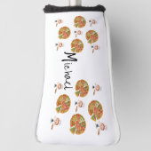 Golf Head Cover White Pizza Headcover (Rotieren 90)