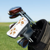 Golf Head Cover White Pizza Headcover (In Situ)