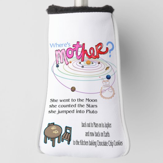 Golf Head Cover Wo ist Mutter? Golf Headcover (Rotieren 90)