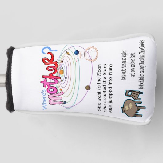 Golf Head Cover Wo ist Mutter? Headcover (Vorderseite)