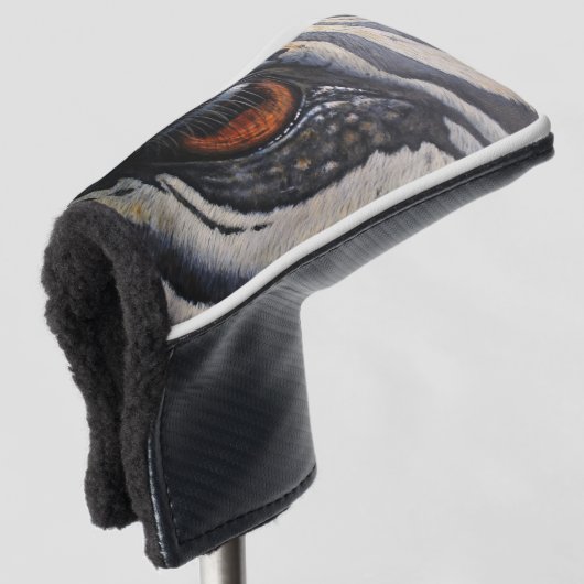 Golf Head Cover Zebra Eye Headcover (3/4 Vorderseite)