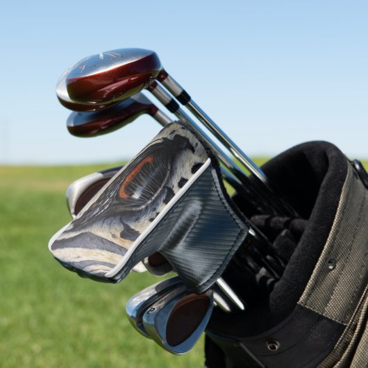 Golf Head Cover Zebra Eye Headcover (In Situ)