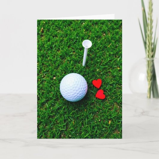 Golf Hearts Süßeste Karte (Vorderseite)