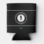 Golf Herren Lustiger Spruch Individuell Monogramm  Dosenkühler (Vorderseite)
