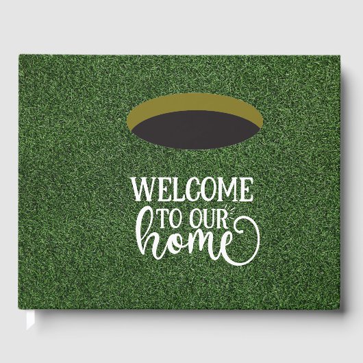 Golf Herzlich willkommen bei unserem Zuhause Golfe Gästebuch (Vorderseite)