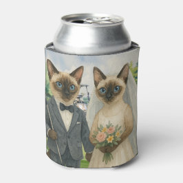 Golf-Hochzeit für Katzenliebhaber auf dem Golfplat Dosenkühler