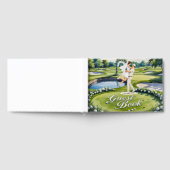 Golf-Hochzeit Gastbuch mit Thema Gästebuch (Voll)
