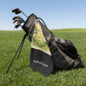 Golf-Hochzeit Lucky in Love St. Patrick's Day Them Golfhandtuch (Gras)